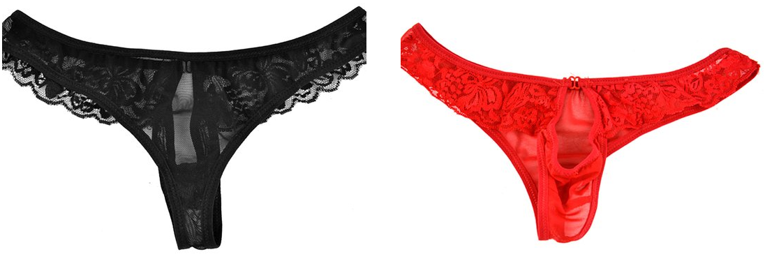 Zeagoo Men's Lace Open Front G-String Underwear Review