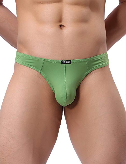 iKingsky Men's Comfortable G-String Sexy Low Rise Thong